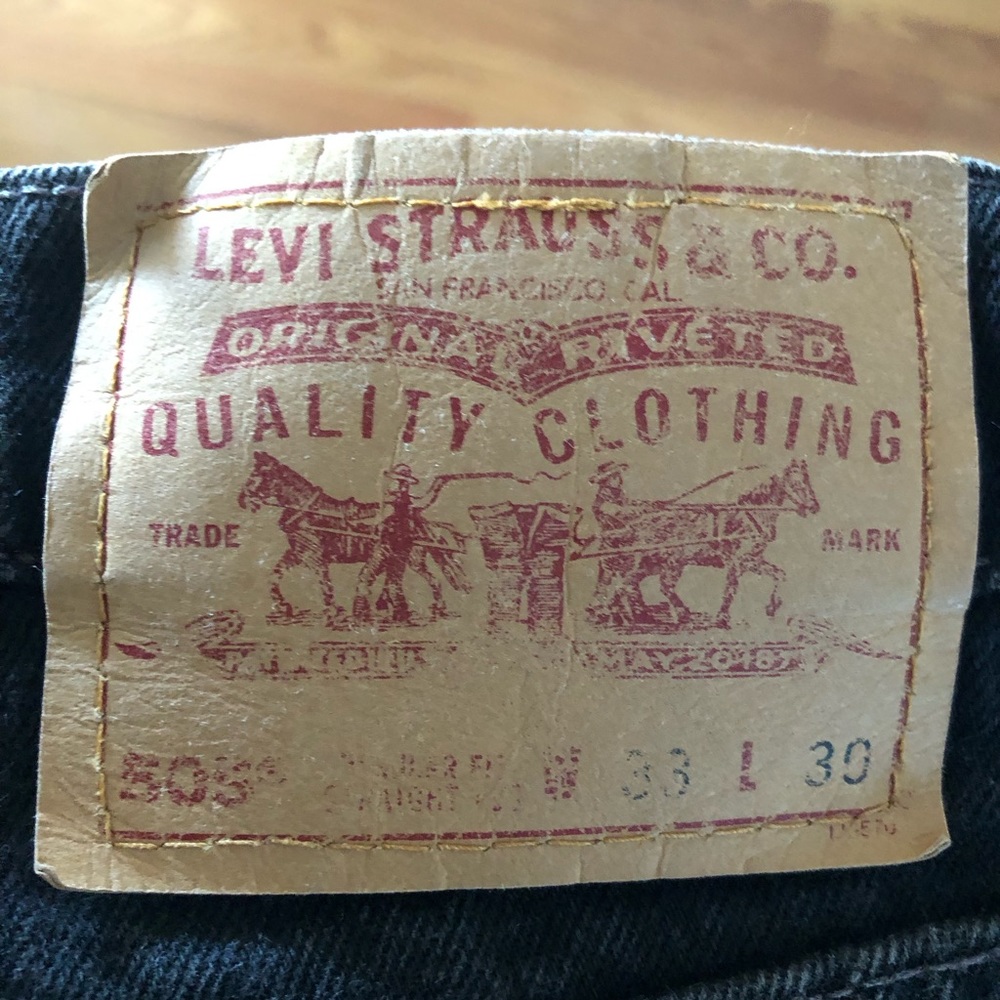 Vintage Levi Black jeans